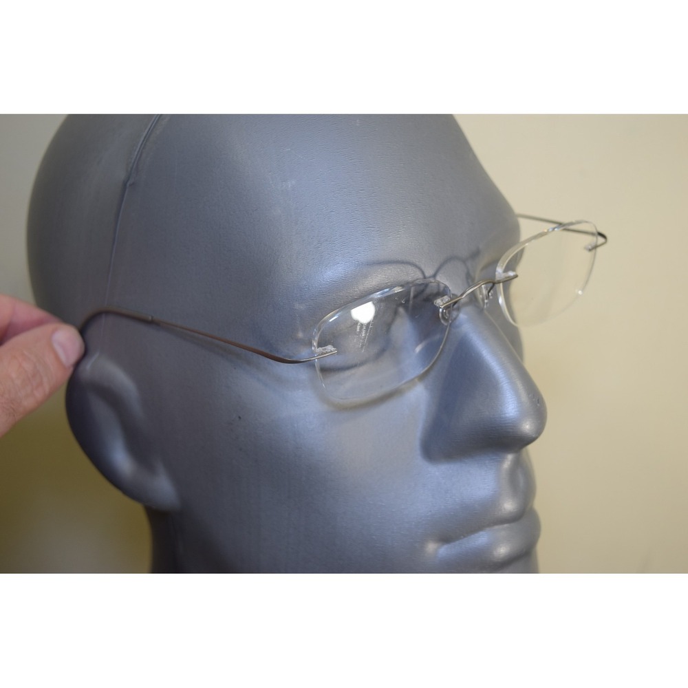 Silhouette Titan M7395 /10 6061 Eyeglasses 19 40 Silver Austria Light + Case